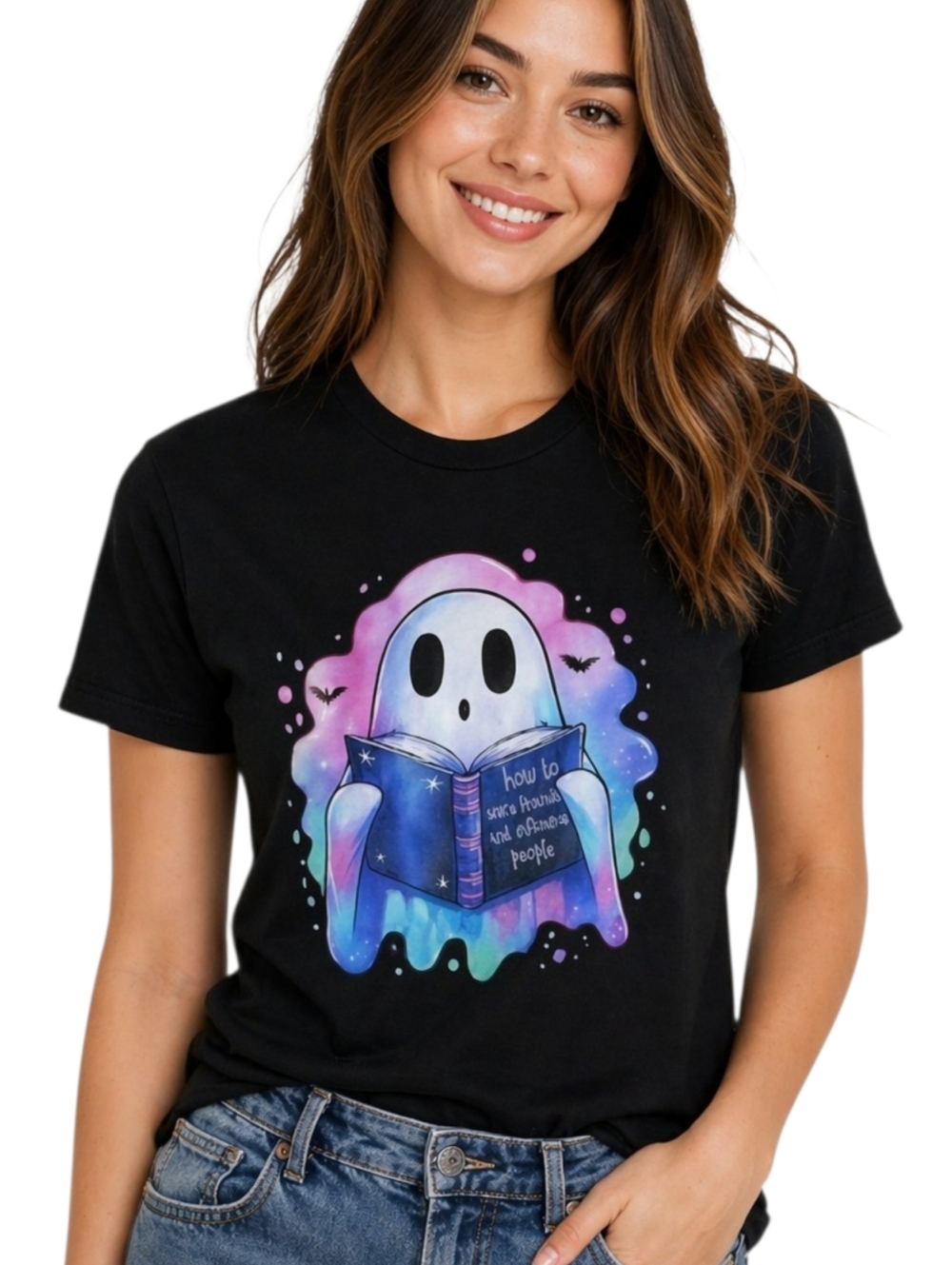 New Bella & Canvas Large Black Graphic T-Shirt – Soft Cotton Blend